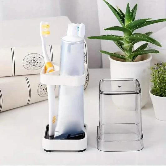 Toothbrush Holder With Gargle Cup