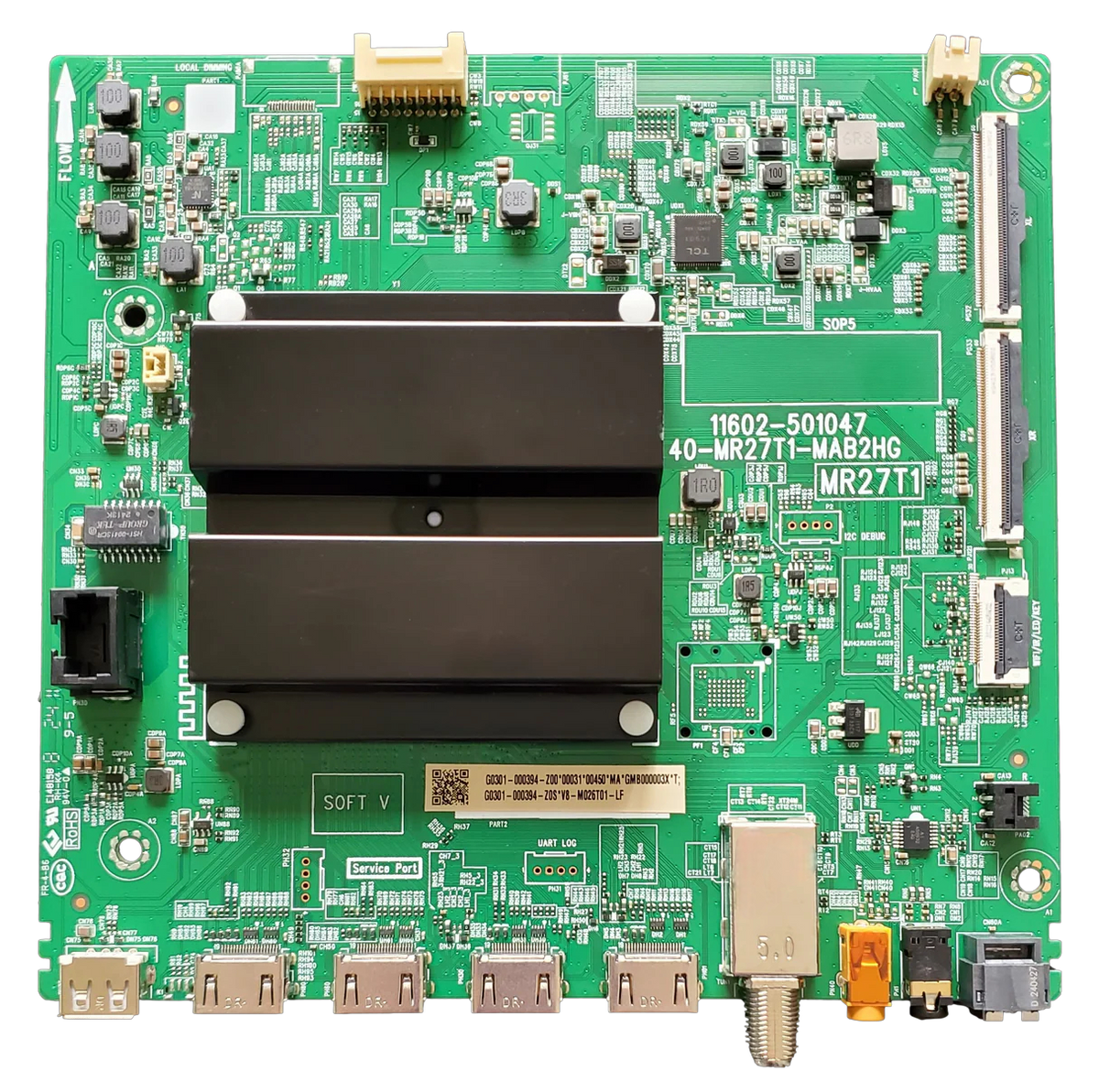 G0301-000394-Z00 TCL Main Board, TG11602-501047, 40-MR27T1-MAB2HG, 55S551F Otarealm