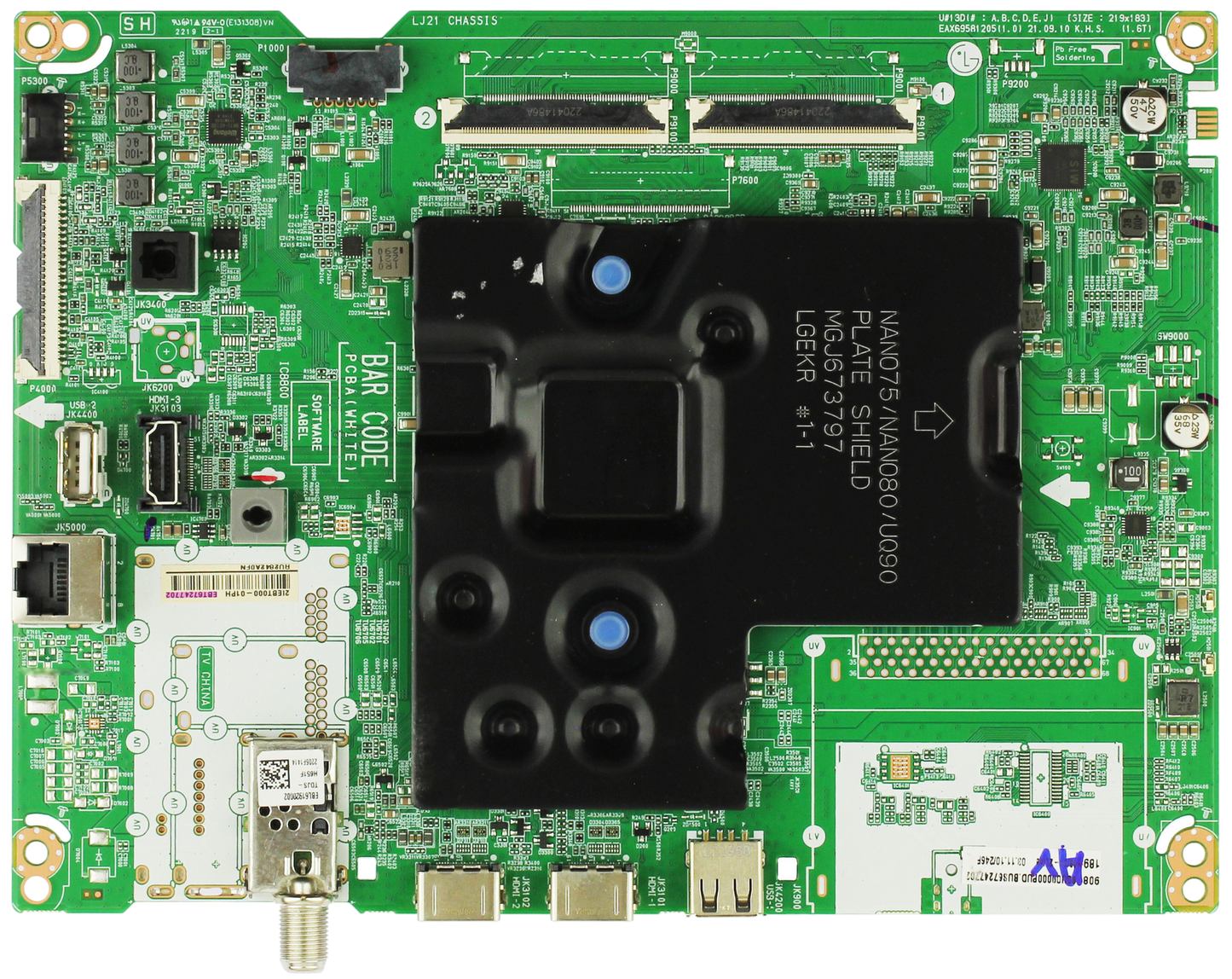 EBT67247702 LG Main Board, EAX69581205 (1.0), 65UQ9000PUD, 65UQ9000PUD.BUSFLKR Otarealm