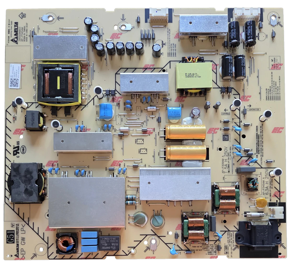 1-024-100-11 Sony Power Supply, 102410011, AP-P345AM, 2955096603, K-65XR50, K65XR50, K65XR50C Otarealm