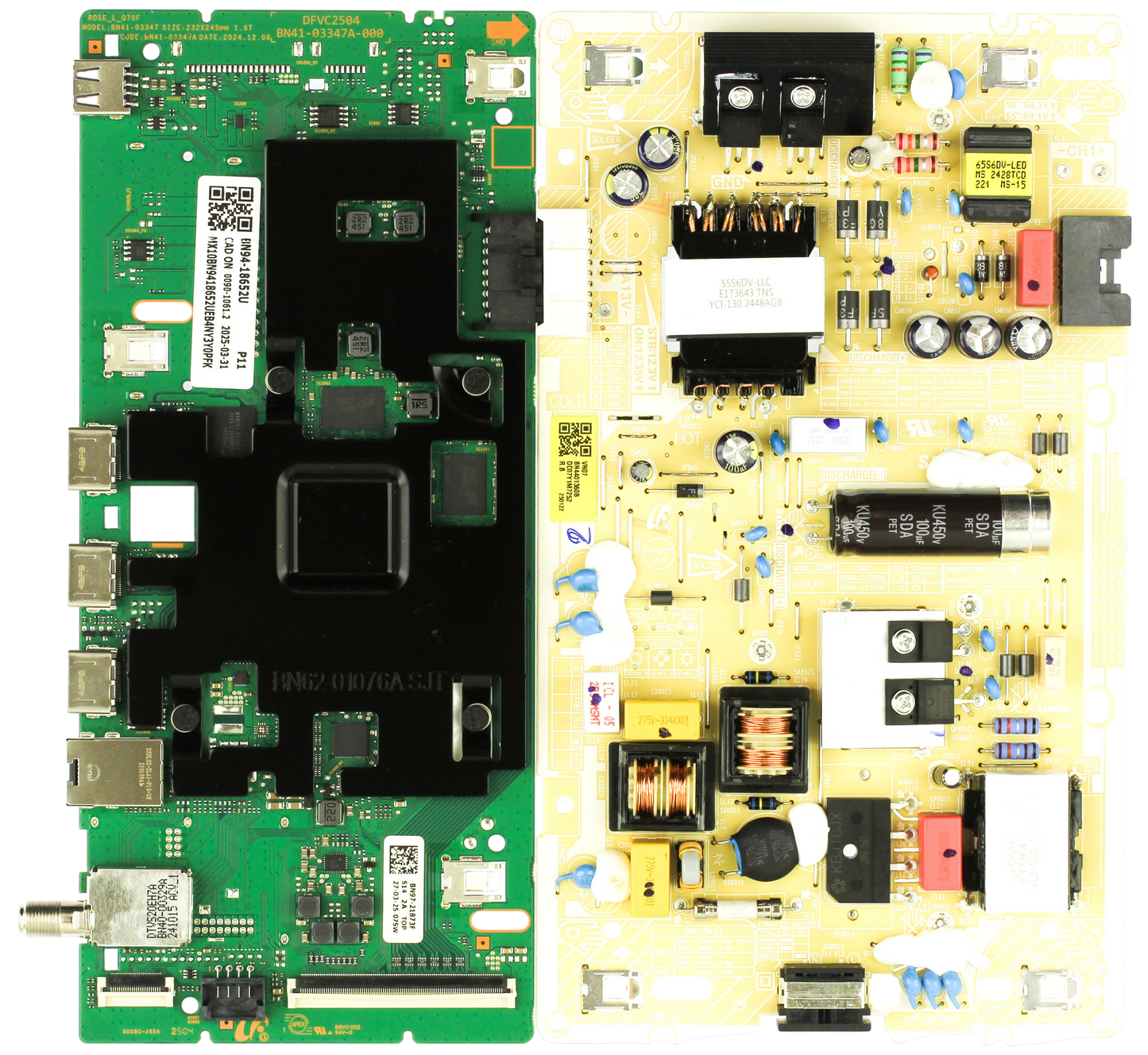 Samsung BN94-18652U BN44-01360B Main Board Power Supply Otarealm