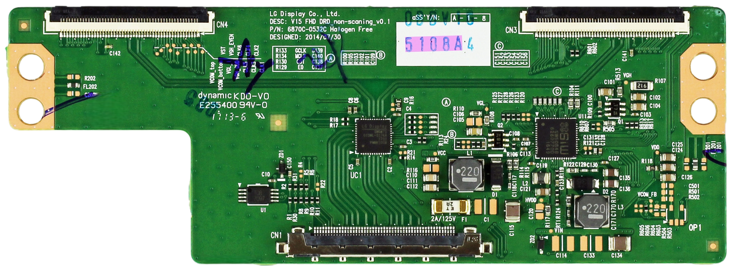 6871L-5108A LG T-Con, 6870C-0532C, 5108A, 49LV340H, 49LV340C, 49LV570H Otarealm