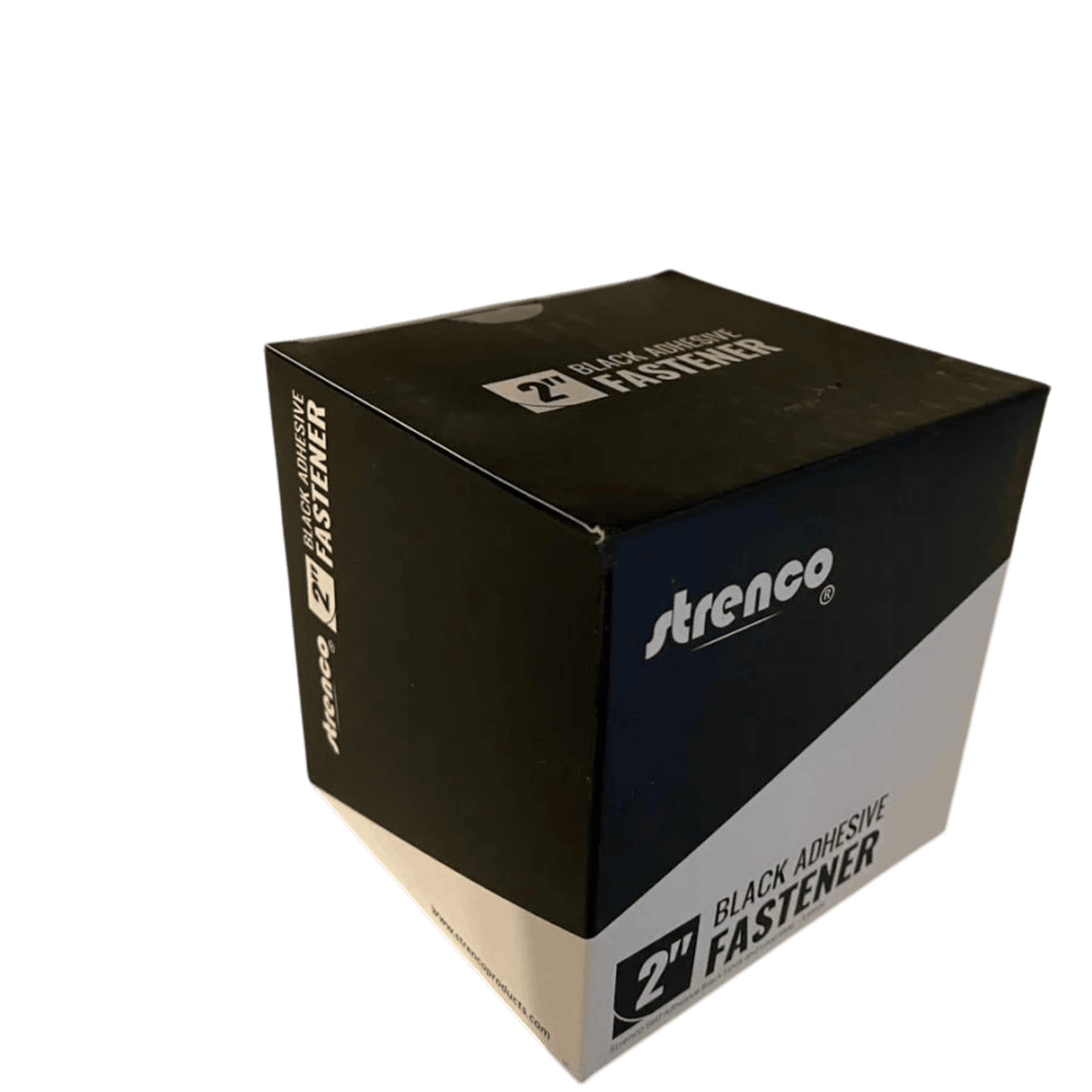 Strenco 2" Black Adhesive Fastener (Damaged Box) Otarealm