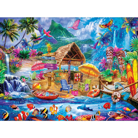 Tropics - Hidden Cove 300 Piece Jigsaw Puzzle by Masterpieces Puzzles