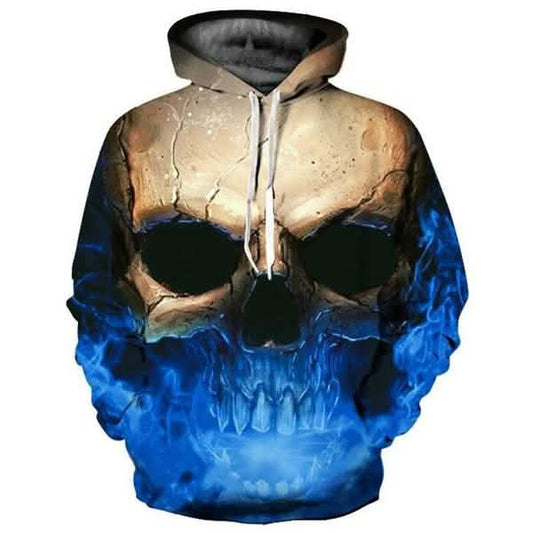 Unisex Characters Skull 3D Printed Hoodies Otarealm