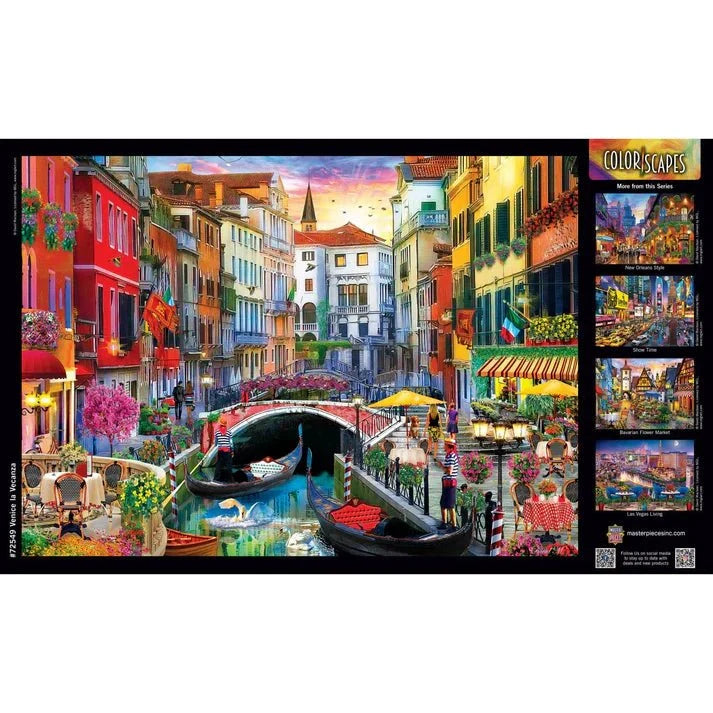 Venice la Vecanza 1000 Piece Jigsaw Puzzle | Masterpieces