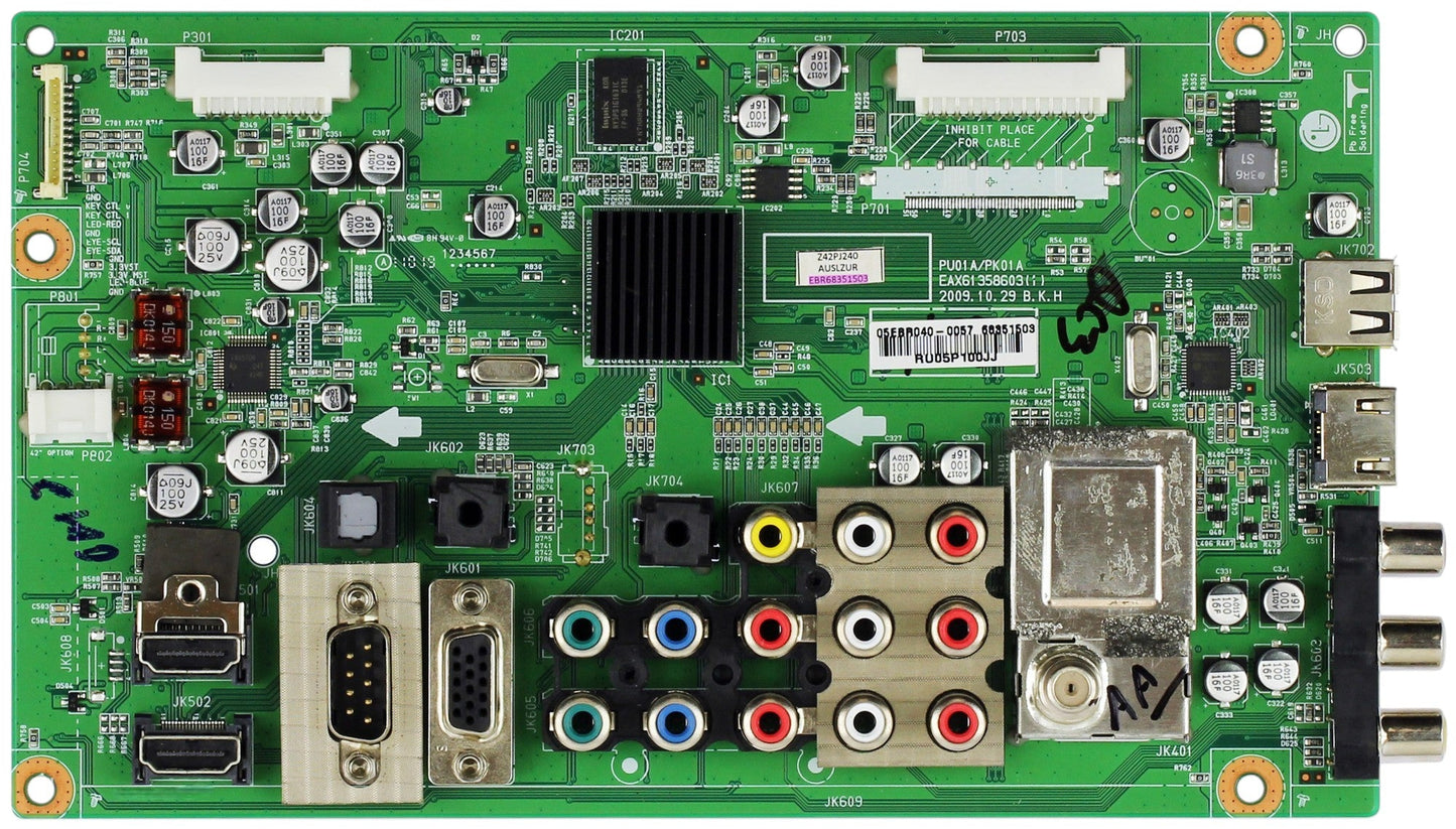 Zenith EBR68351503 (EAX61358603(1)) Main Board for Z42PJ240-UB Otarealm