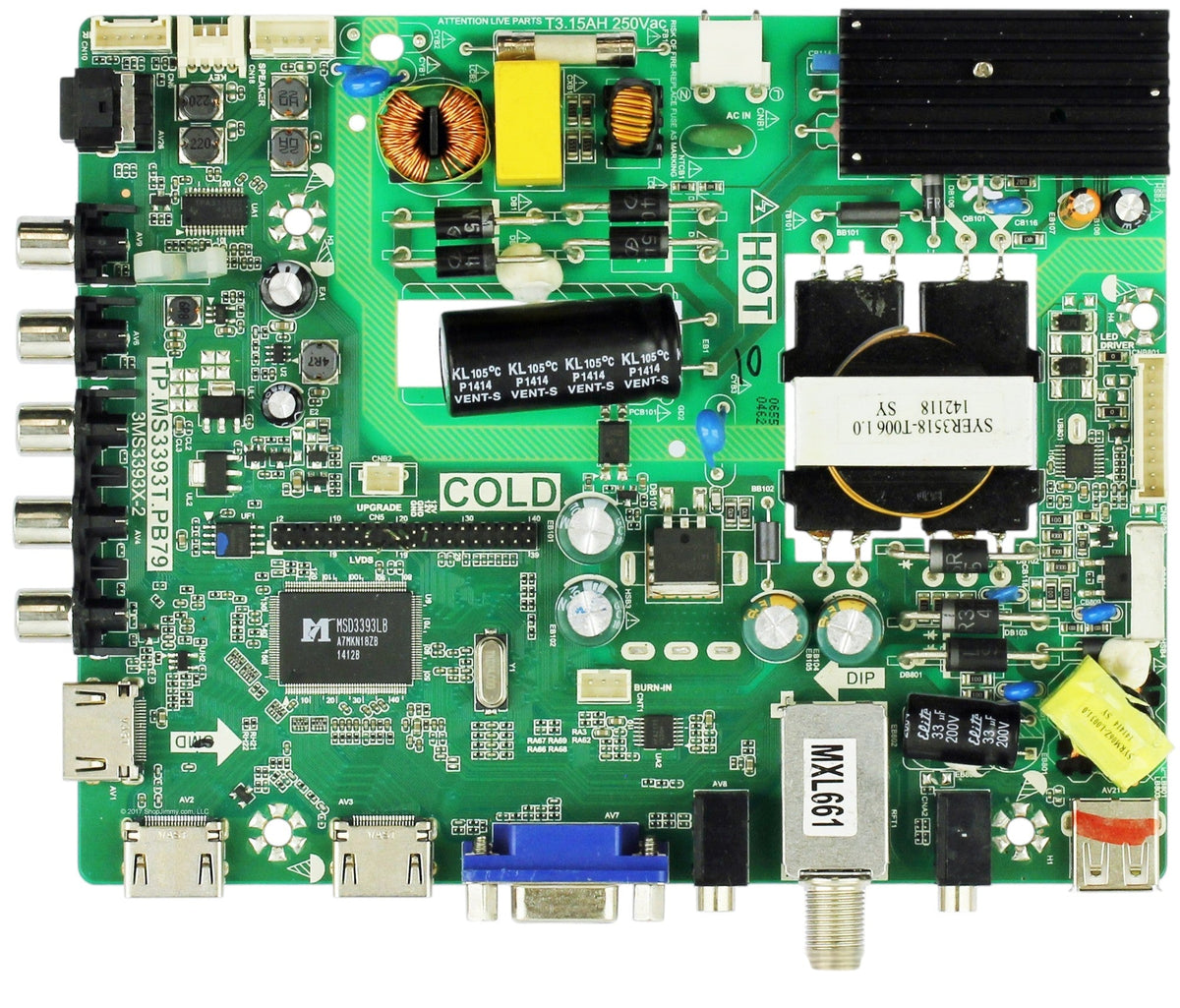 Sanyo 02-SHY39A-CLS003 Main Board/Power Supply for DP42D24 (P42D24-02 Chassis) Otarealm
