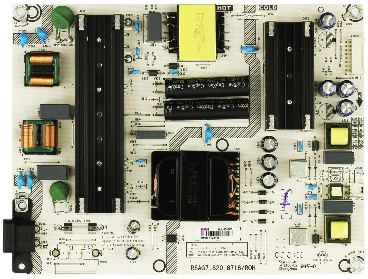Hisense 304706 Power Supply / LED Driver Board Otarealm