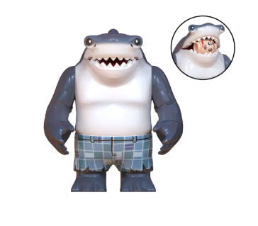 King Shark from Suicide Squad Custom Minifig