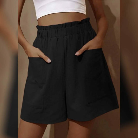Women's Basic Essential Casual/Sporty Wide Leg Bermuda Shorts Otarealm