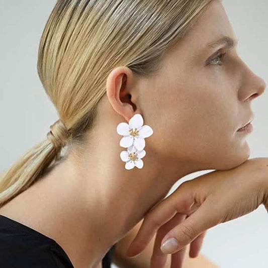Women's Boho Flower Shaped Daisy Stud Earrings Otarealm