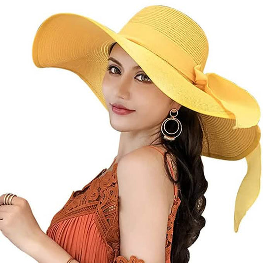 Women's Floppy Wide Brim Beach Hat Otarealm