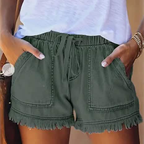 Women's Loose Denim Shorts Otarealm