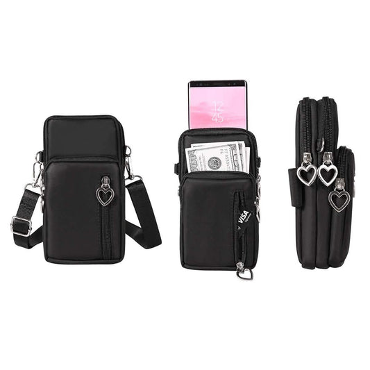 Women's Mini Cross-Body Shoulder Strap Cell Phone Wallet Pouch Bag Purse Otarealm