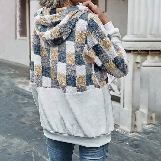 Women's Plaid Casual Daily Sports Other Prints Streetwear Hoodies Otarealm