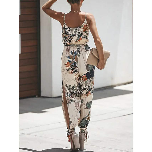 Women's Sexy Casual Daily V Neck Jumpsuit Otarealm