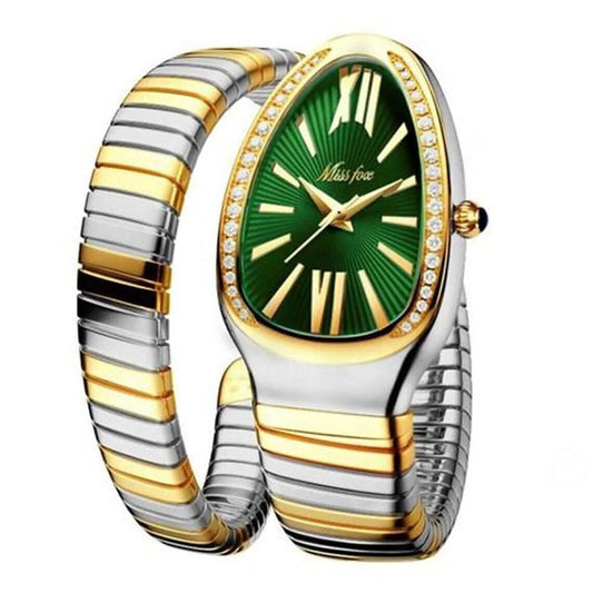 Women's Snake Shape Luxury Wrist Watch Otarealm