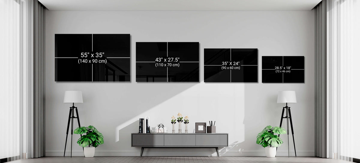 Bubbles and Kisses Glass Wall Art || Designer Collection Otarealm