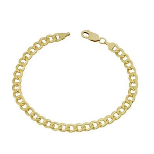 Yellow Gold Cuban, Mariner, Figaro, or Rope Bracelet Gold Filled High Polish Finish Otarealm