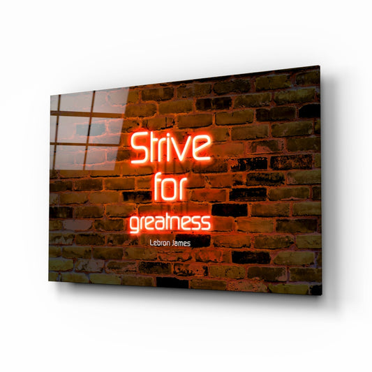 Words of a Basketball Champion Glass Wall Art