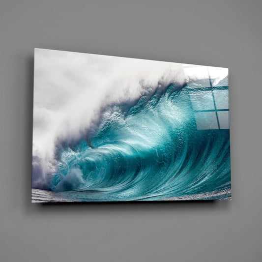 Wave Glass Wall Art