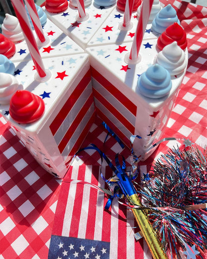 Stars & Sips Patriotic Cake Sippers (set of 6)