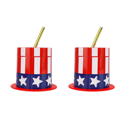 Hats Off To The USA Patriotic Sippers (Set of 2)