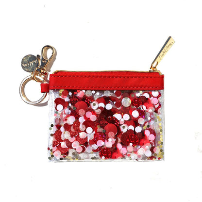 Spirit Squad Confetti Keychain Wallet