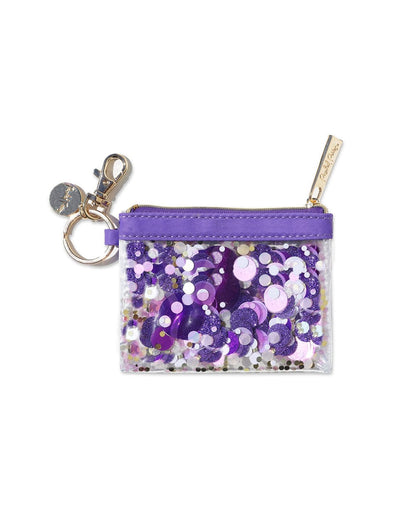 Spirit Squad Confetti Keychain Wallet