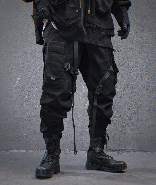 HiP46 Black NX Cargo Pants Otarealm