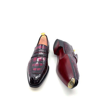 Maurice Custom Made Mirage Alligator Loafer - Purple Otarealm