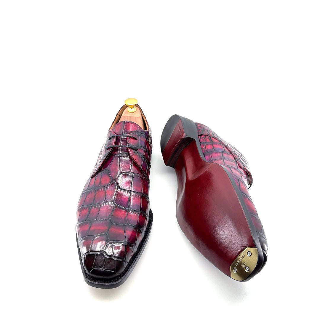 Maurice Atlanta Alligator Oxford - Purple Otarealm