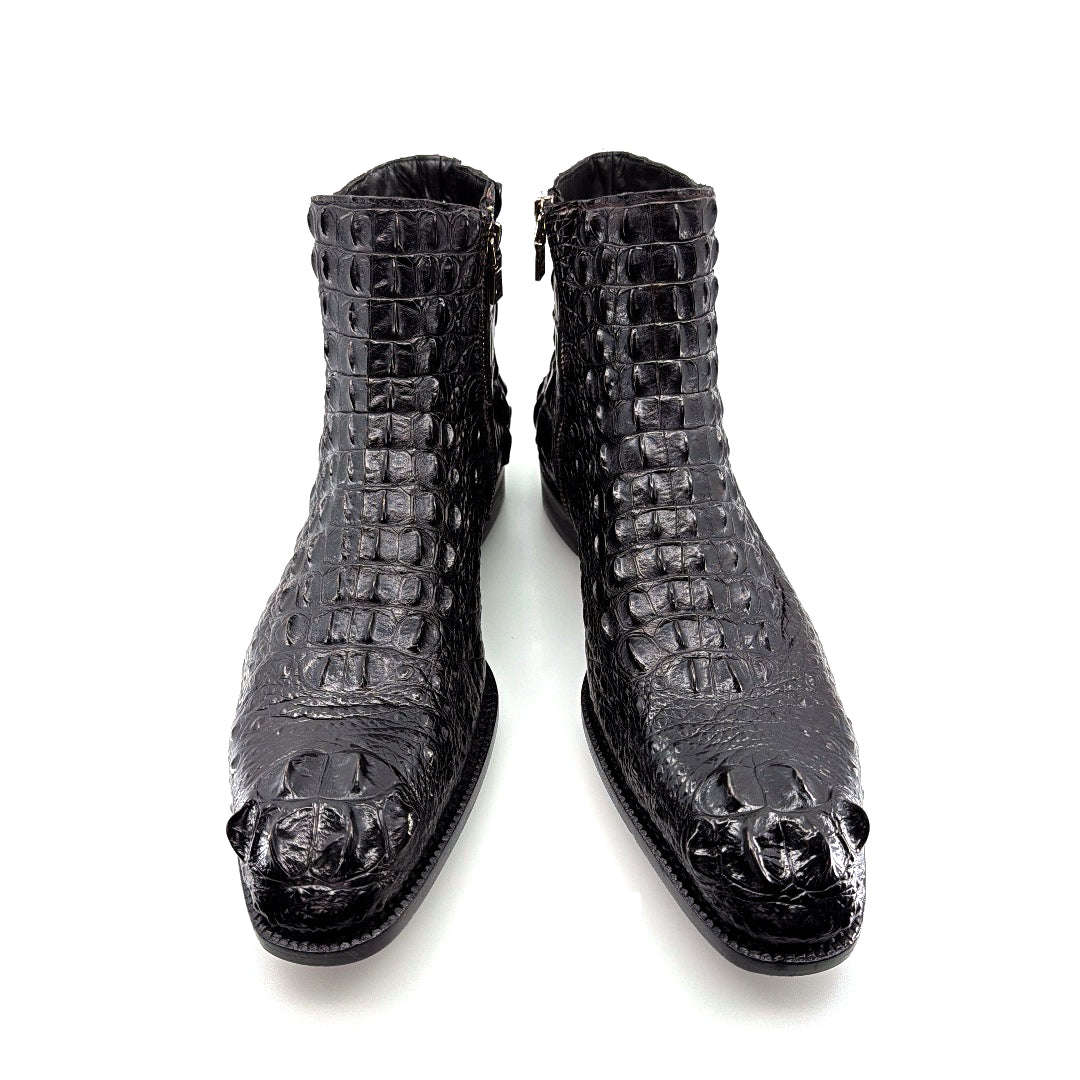 Maurice El Paso Hornback Alligator Boot Black Otarealm