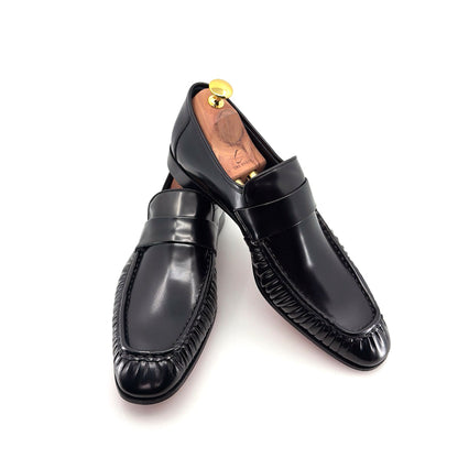 C Collection Nappa Leather Loafer - Black