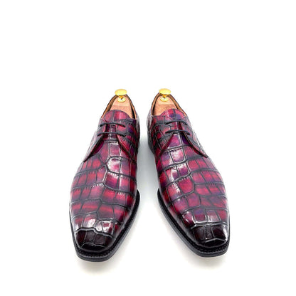 Maurice Atlanta Alligator Oxford - Purple Otarealm