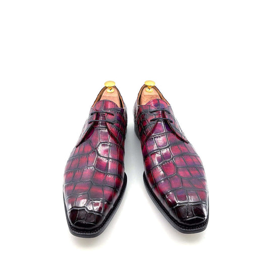 Maurice Atlanta Alligator Oxford - Purple Otarealm