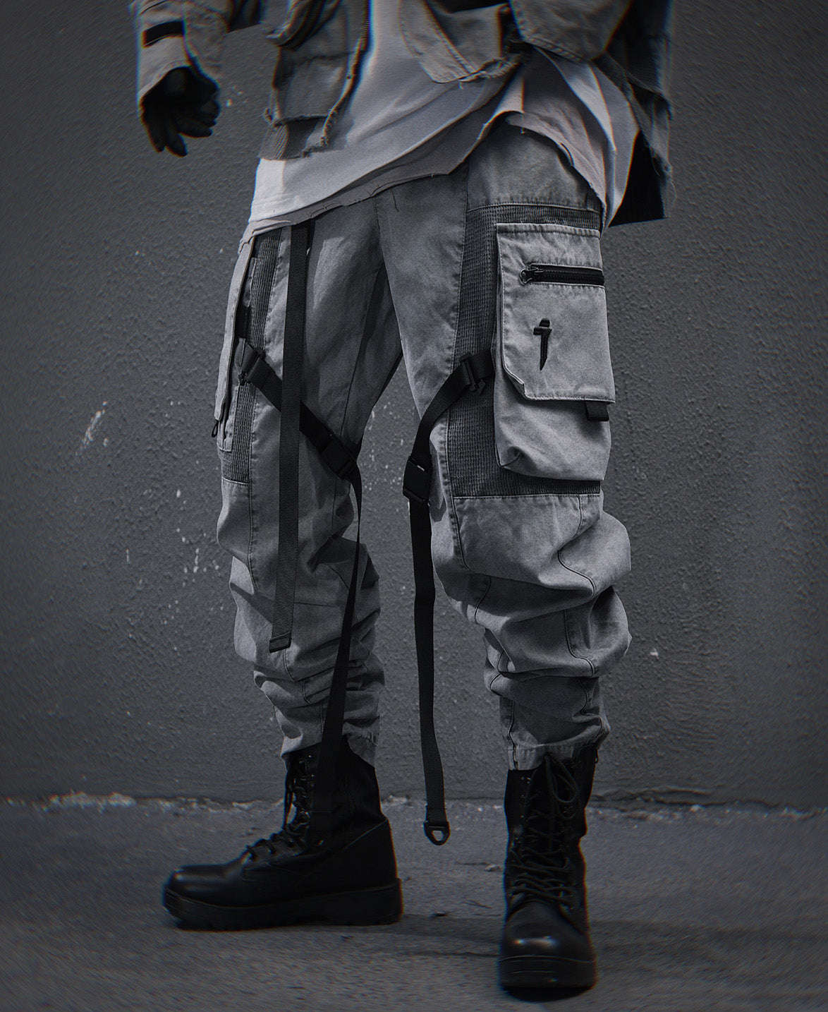 HiP46 Grey NX Cargo Pants Otarealm