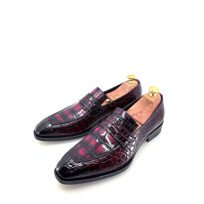 Maurice Custom Made Mirage Alligator Loafer - Purple Otarealm