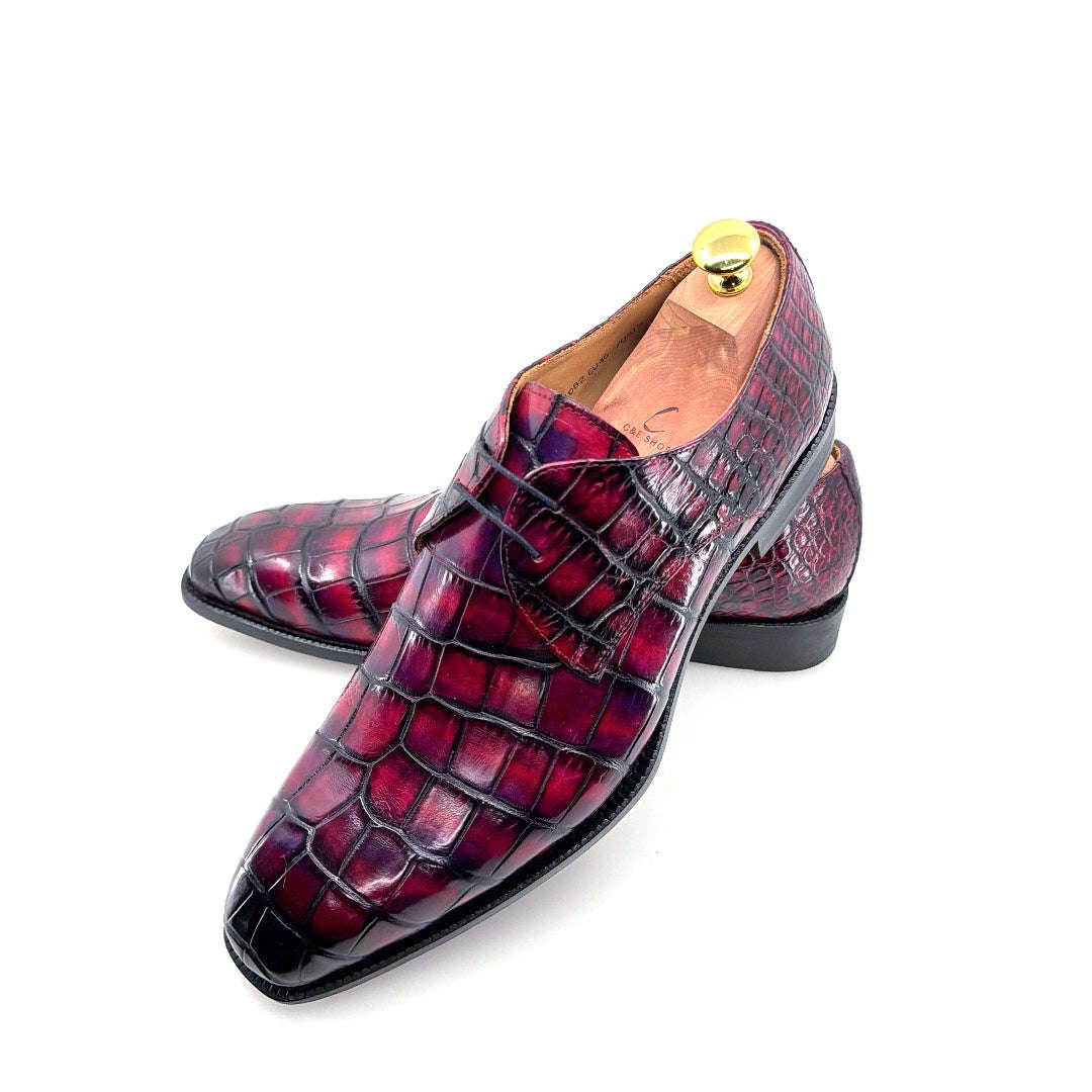 Maurice Atlanta Alligator Oxford - Purple Otarealm
