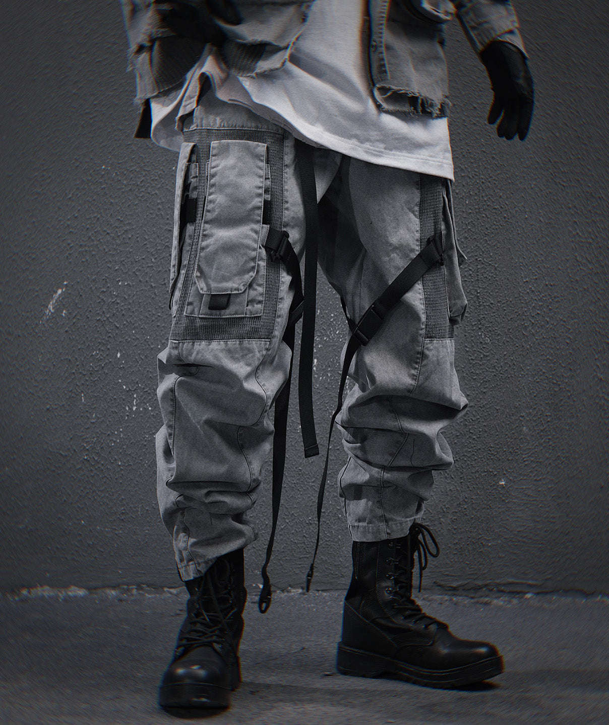 HiP46 Grey NX Cargo Pants Otarealm