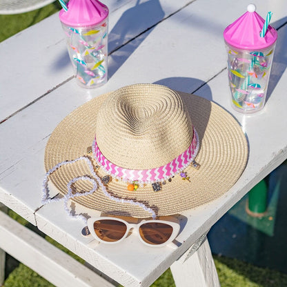 Sunny Daze Sunglasses & Pearl Strap Set