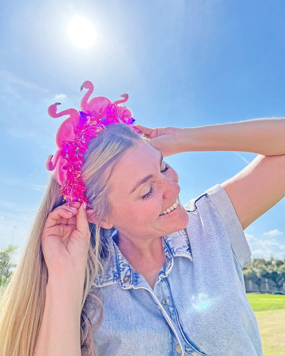 Pink Flamingo Novelty Headband