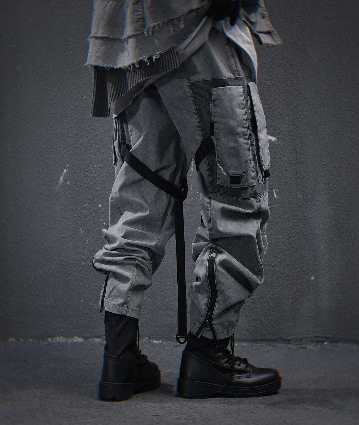 HiP46 Grey NX Cargo Pants Otarealm