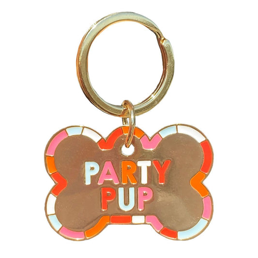 Party Pup Dog Tag