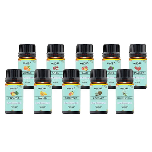 10-Pack: Fruity Fragrance Premium Aromatherapy Diffuser Oils Set For Candle & Soap Making Otarealm