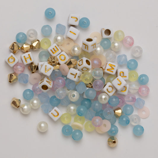 Heavenly Pastel Bead Jar