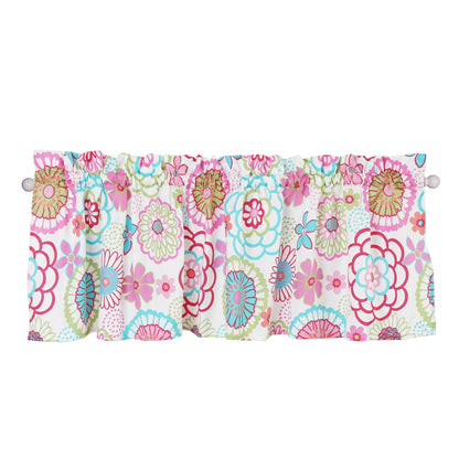 Mariah Floral Pink Polka Dot Reversible Comforter Set with Decor Pillows