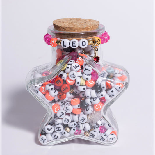 Leo Zodiac Sign Star Bead DIY Kit