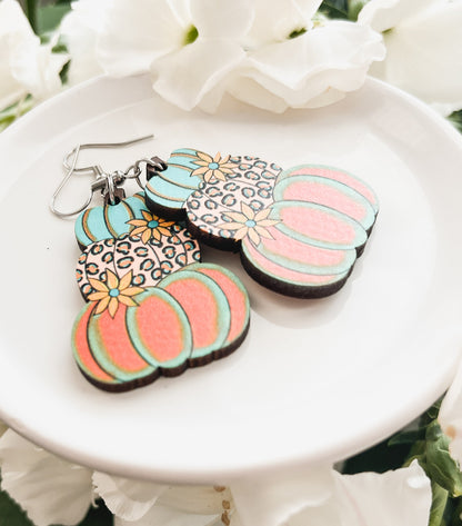 Adorable Fall Pumpkin Earrings
